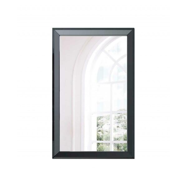 Gfancy Fixtures Gloss Black Glass Mirror, 32 x 2 x 51 in. GF3665078